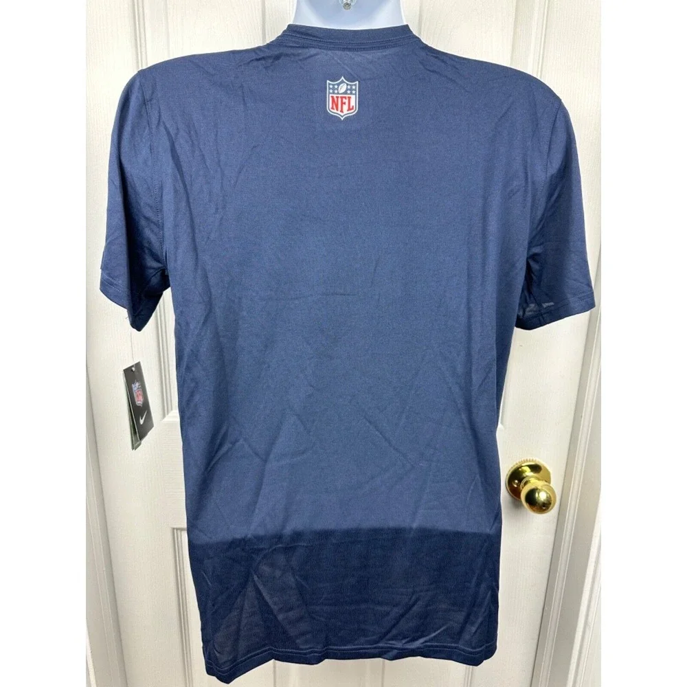 NWT! Los Angeles Rams Nike Dri-Fit Navy Mens TShirt Size‎ Medium